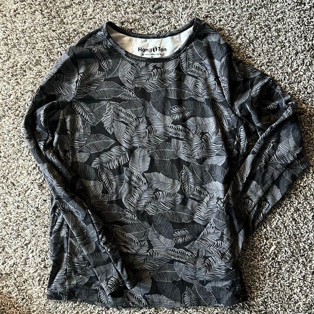 Hang Ten Sunray Long Sleeve Sun Tee UV Protection Shirt Size Small